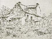 Jean Francois Millet The house Beside wici oil painting reproduction